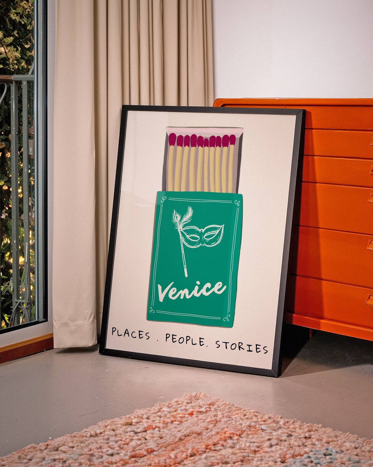 Venice Matchbox Print
