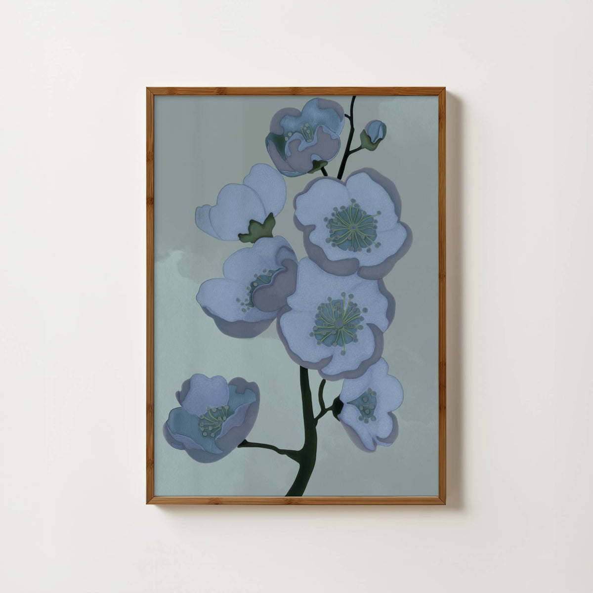 Shadow Blossom Floral Print