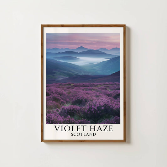 Violet Haze Scotland Print