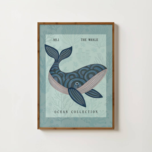 The Whale Nursery Print