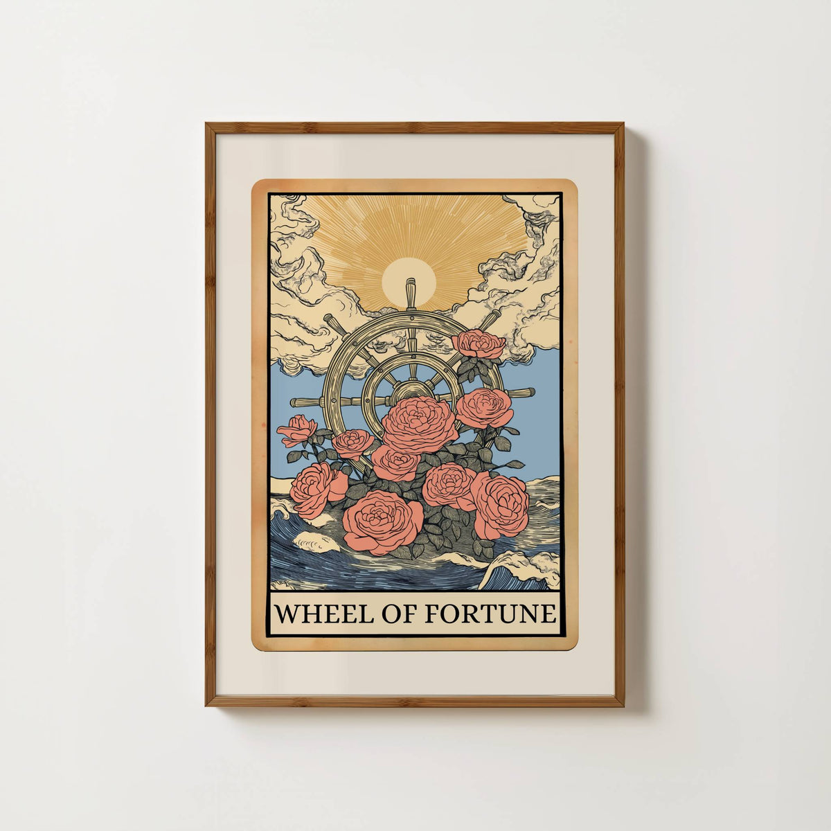 Wheel Of Fortune Tarot Card Print