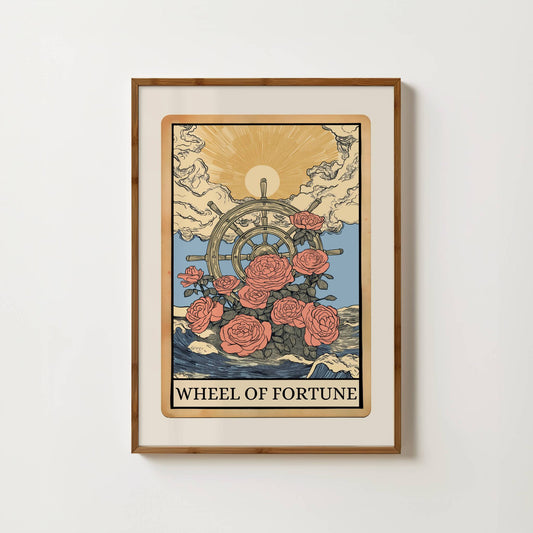 Wheel Of Fortune Tarot Card Print