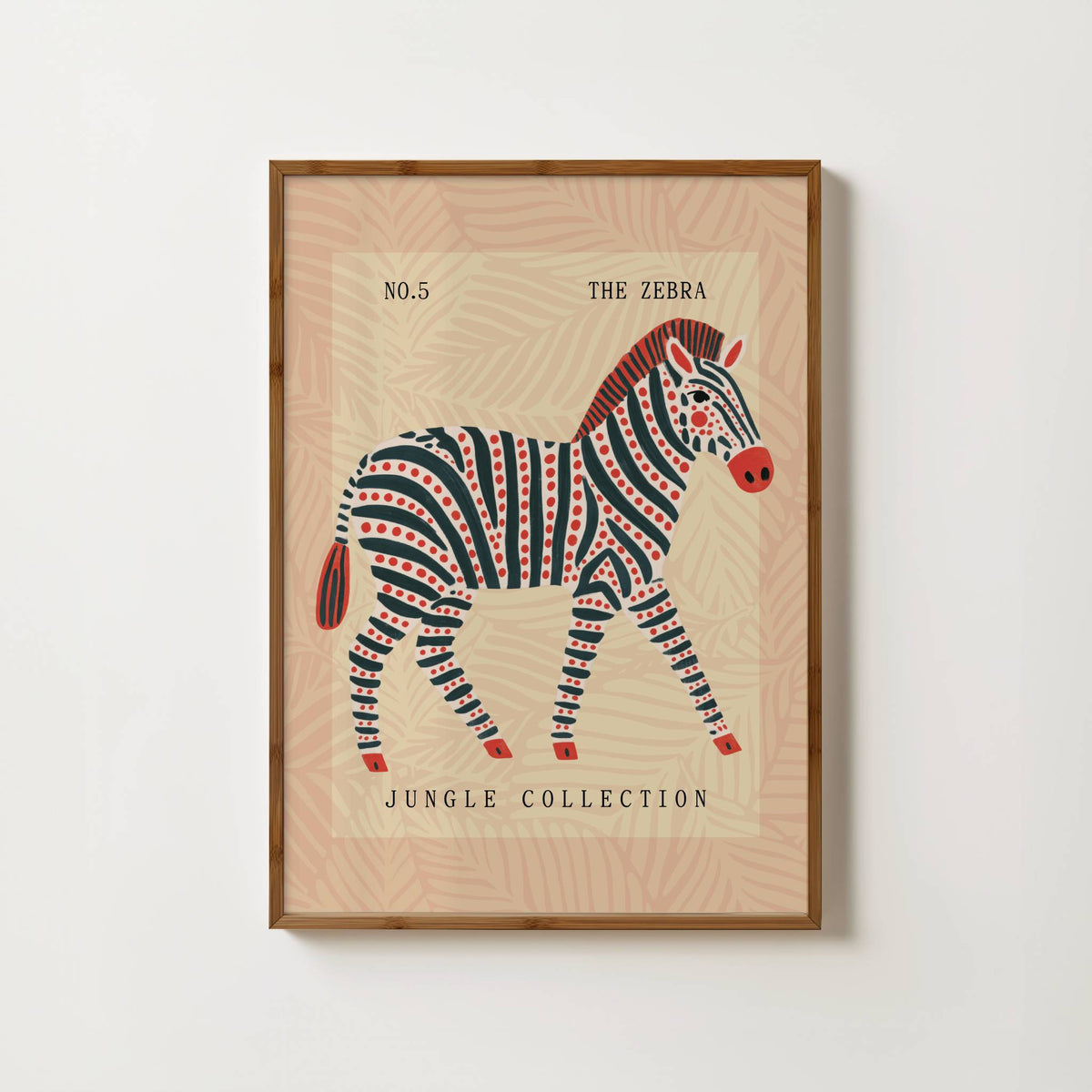 The Zebra Nursery Print